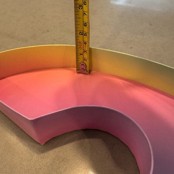 Colorful Gradient Number 3 Decor - Picture 2 of 2